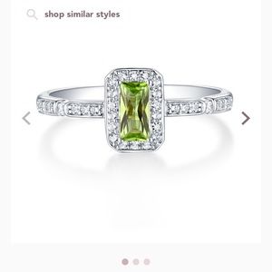 Helzberg Diamonds Peridot Ring